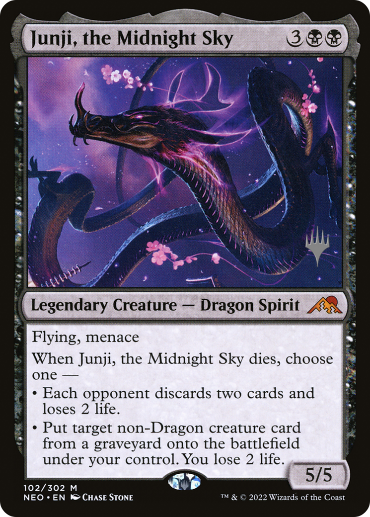 Image of Junji, the Midnight Sky (Promo Pack) [Kamigawa: Neon Dynasty Promos]