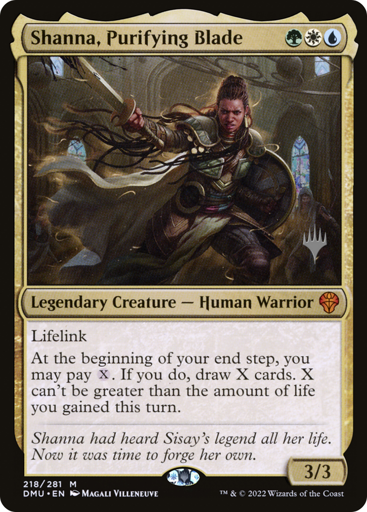 Image of Shanna, Purifying Blade (Promo Pack) [Dominaria United Promos]