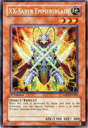 Image of XX-Saber Emmersblade [ABPF-EN081] Secret Rare