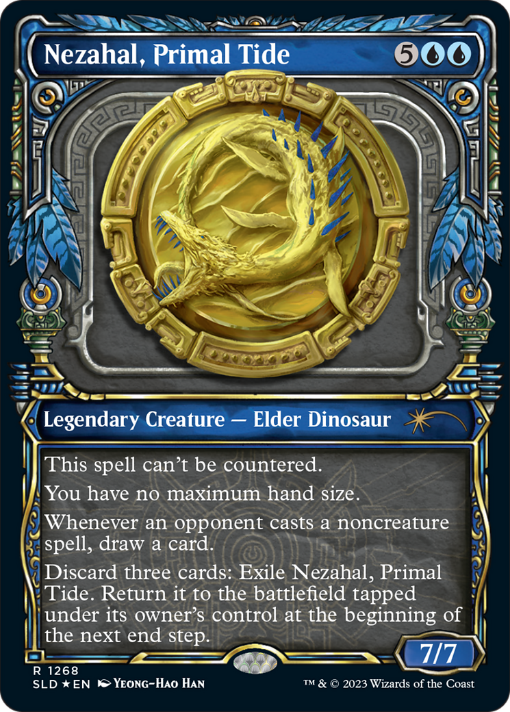 Image of Nezahal, Primal Tide (Halo Foil) [Secret Lair Drop Series]