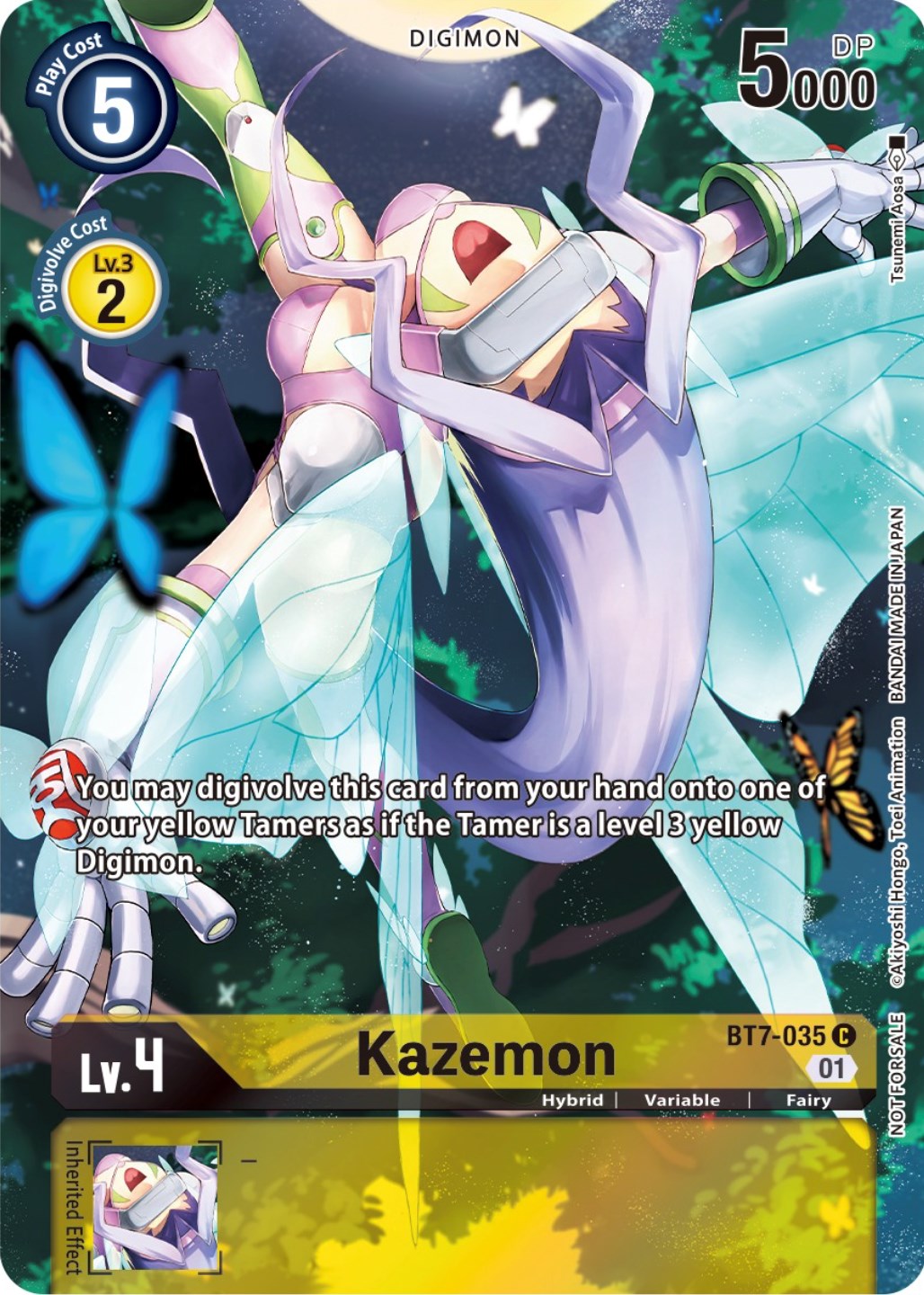 Image of Kazemon [BT7-035] (2nd Anniversary Frontier Card) [Next Adventure Promos]