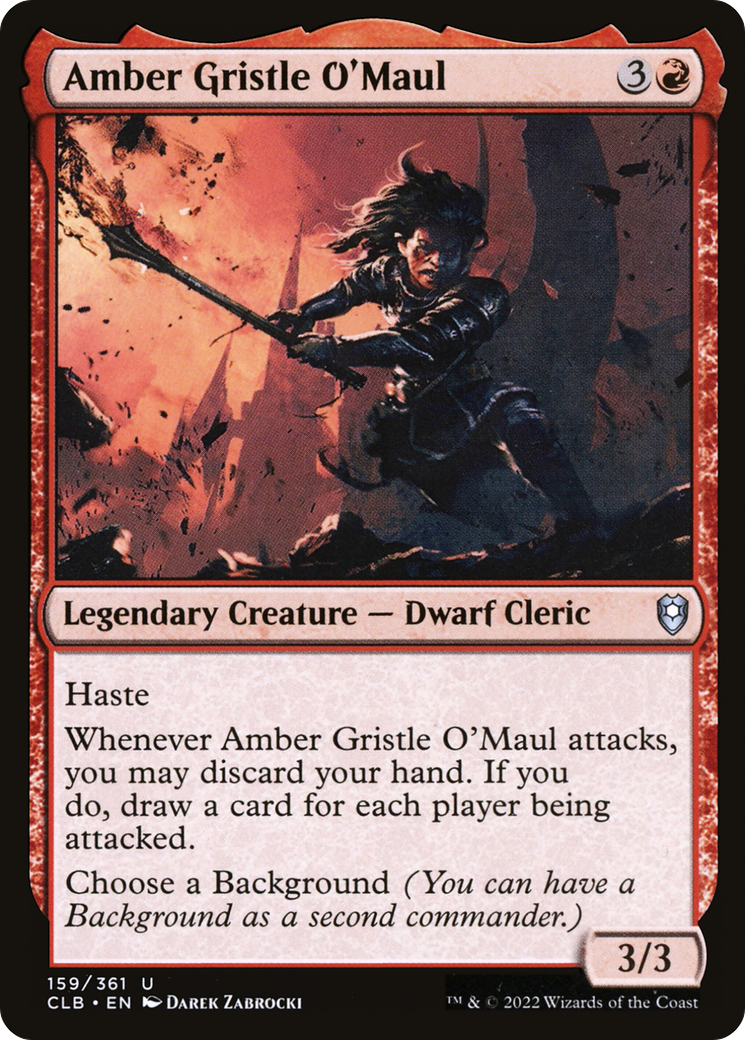 Image of Amber Gristle O'Maul [Commander Legends: Battle for Baldur's Gate]