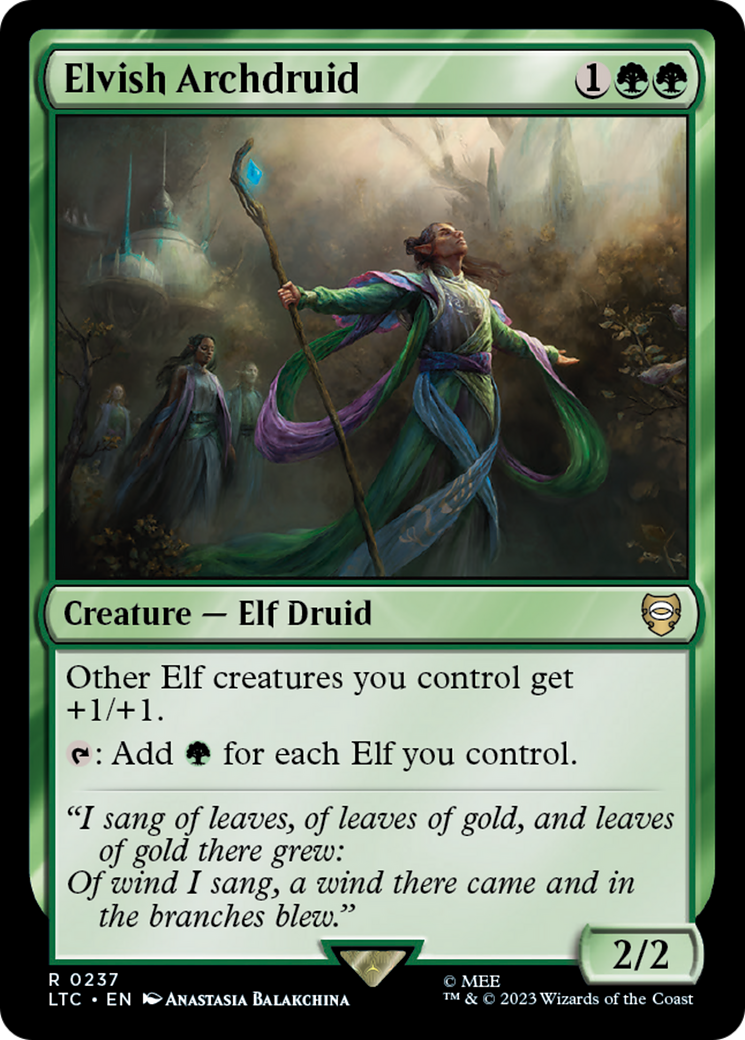 Image of Elvish Archdruid [The Lord of the Rings: Tales of Middle-Earth Commander]