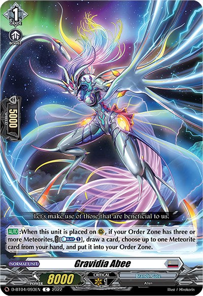 Image of Gravidia Abee (D-BT04/093EN) [Awakening of Chakrabarthi]
