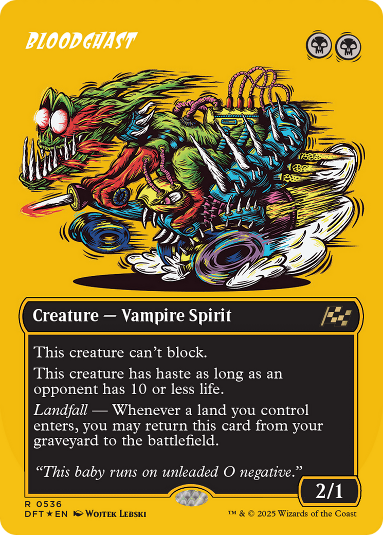 Image of Bloodghast (Borderless) (First-Place Foil) [Aetherdrift]