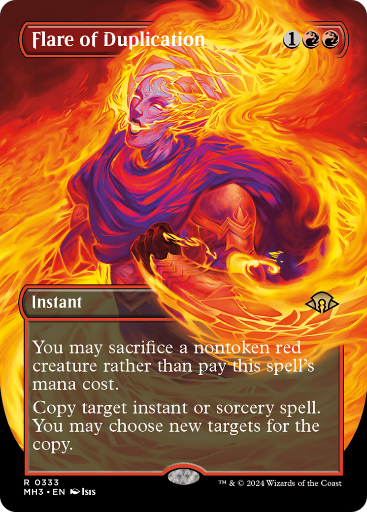 Image of Flare of Duplication (Borderless) [Modern Horizons 3]