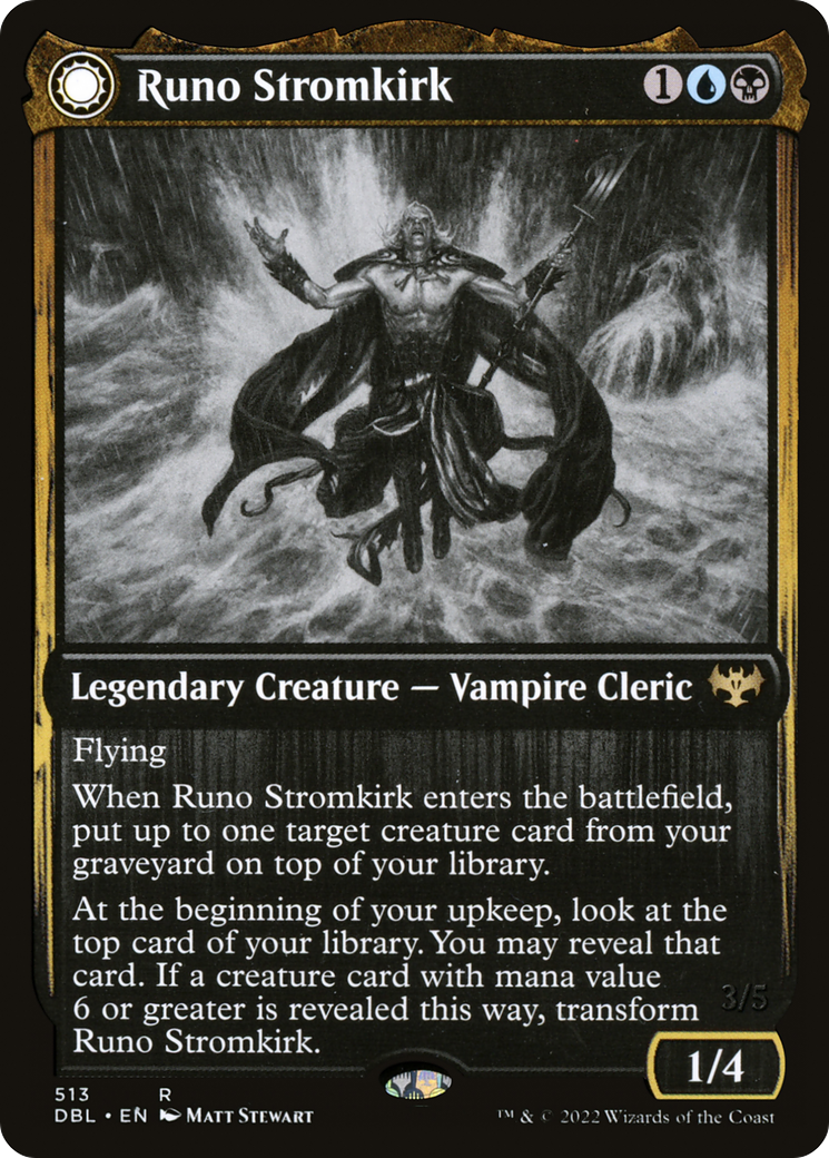 Image of Runo Stromkirk // Krothuss, Lord of the Deep [Innistrad: Double Feature]