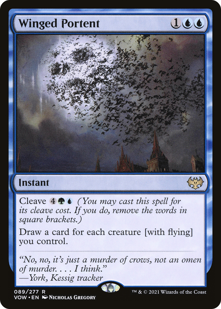 Image of Winged Portent [Innistrad: Crimson Vow]