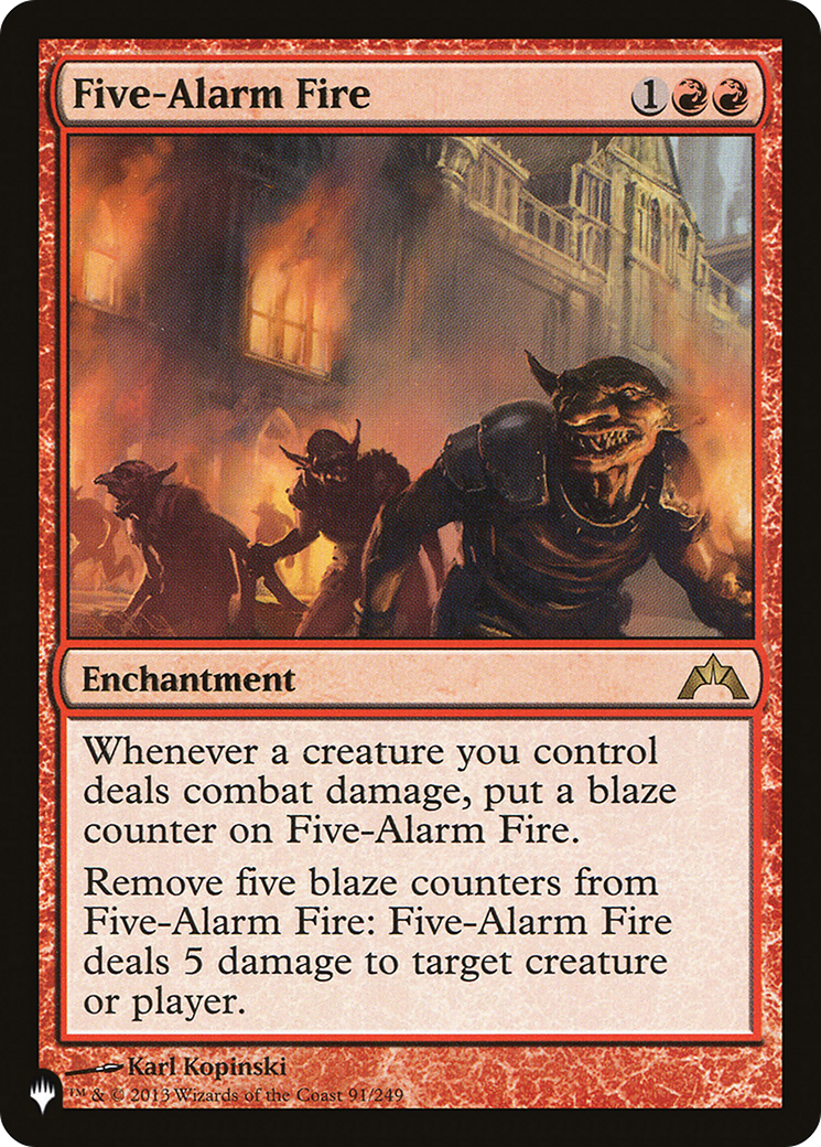 Image of Five-Alarm Fire [The List]