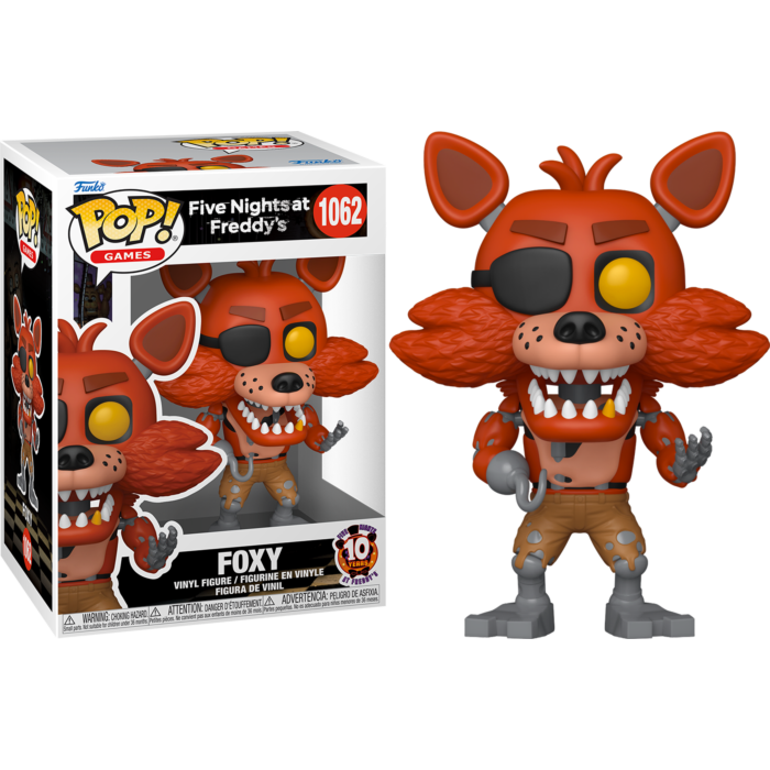 Image of Funko Pop! Games: FNAF 10TH Anniversary Foxy #1062