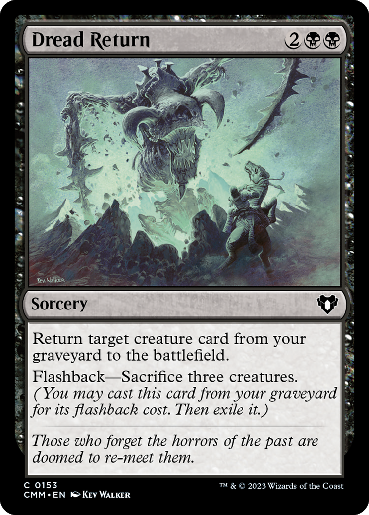 Image of Dread Return [Commander Masters]