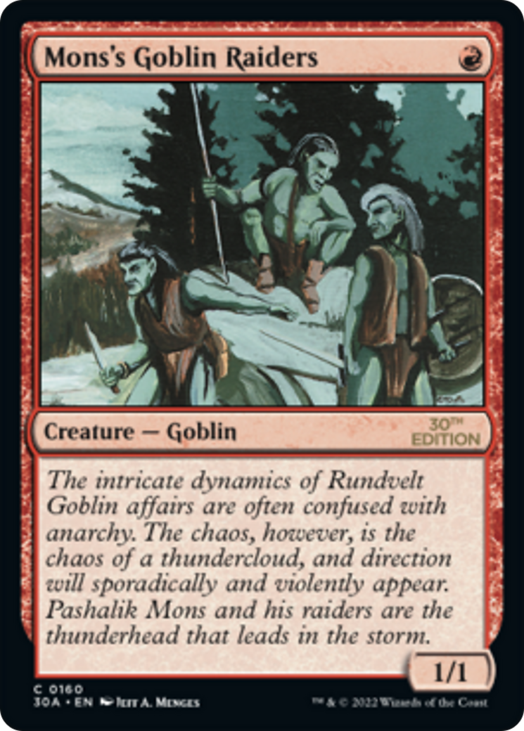 Image of Mons's Goblin Raiders [30th Anniversary Edition]
