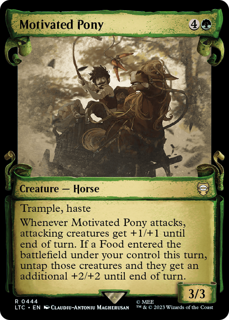 Image of Motivated Pony [The Lord of the Rings: Tales of Middle-Earth Commander Showcase Scrolls]