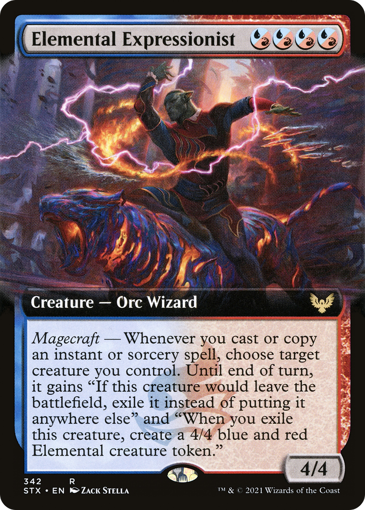 Image of Elemental Expressionist (Extended Art) [Strixhaven: School of Mages]