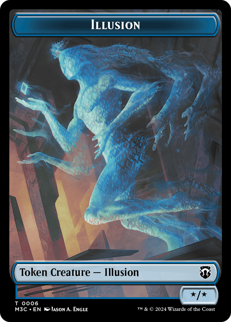 Image of Illusion (Ripple Foil) // Servo Double-Sided Token [Modern Horizons 3 Commander Tokens]