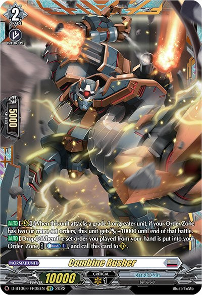 Image of Combine Rusher (D-BT06/FFR08EN) [Blazing Dragon Reborn]