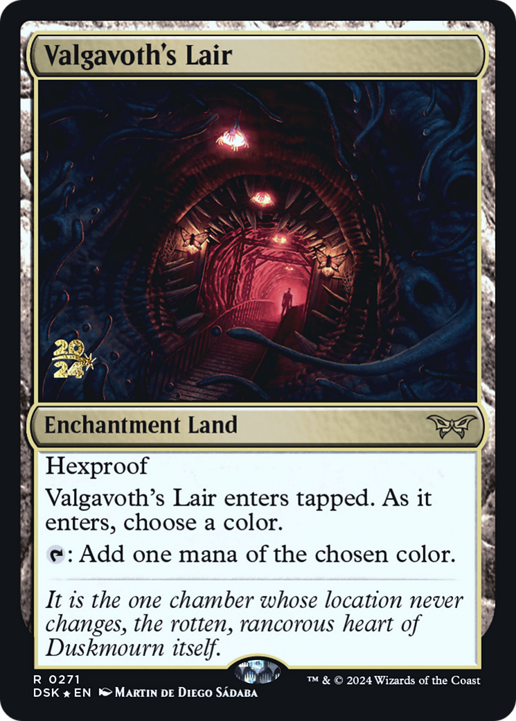 Image of Valgavoth's Lair [Duskmourn: House of Horror Prerelease Promos]
