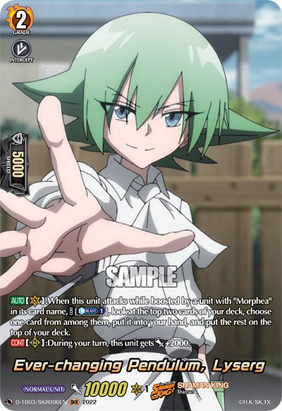 Image of Ever-changing Pendulum, Lyserg (D-TB03/SKR096EN) [Shaman King]