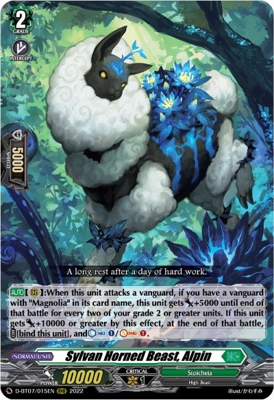 Image of Sylvan Horned Beast, Alpin (D-BT07/015EN) [Raging Flames Against Emerald Storm]