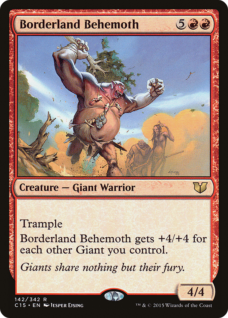 Image of Borderland Behemoth [Commander 2015]