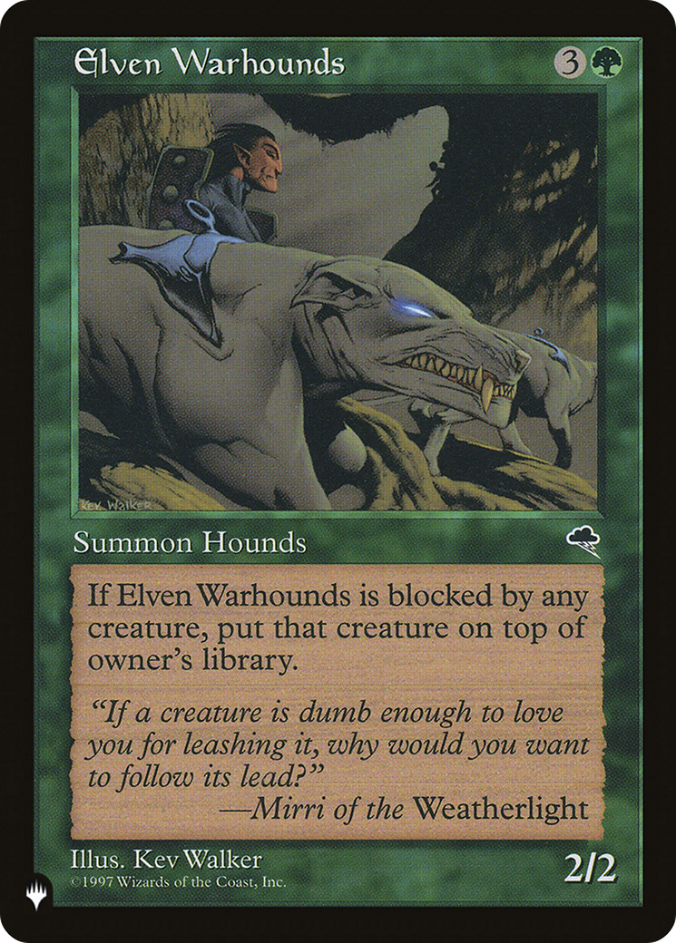 Image of Elven Warhounds [The List]