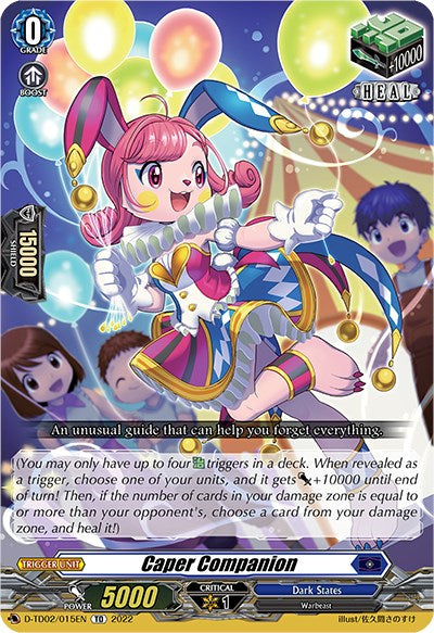 Image of Caper Companion (D-TD02/015EN) [Michiru Hazama -Demonic Jewel Dragon of the Four Flames-]