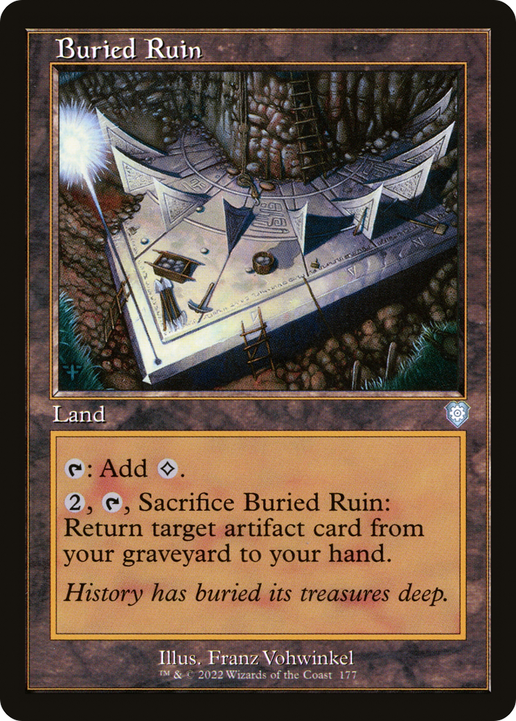 Image of Buried Ruin (Retro) [The Brothers' War Commander]