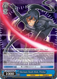 Image of Obstinate Death Wish, Pitohui (GGO/S59-E070 RR) [Gun Gale Online]