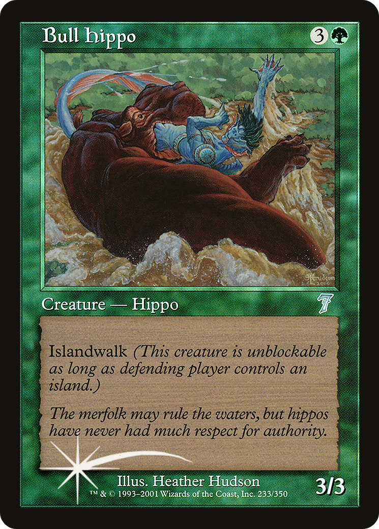 Image of Bull Hippo [Seventh Edition]