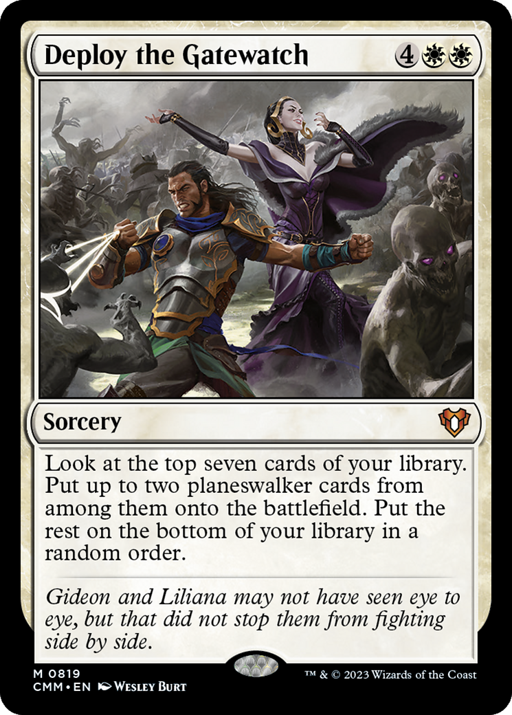 Image of Deploy the Gatewatch [Commander Masters]
