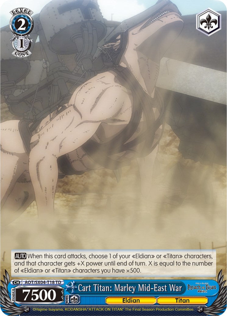 Image of Cart Titan: Marley Mid-East War [Attack On Titan: Final Season]