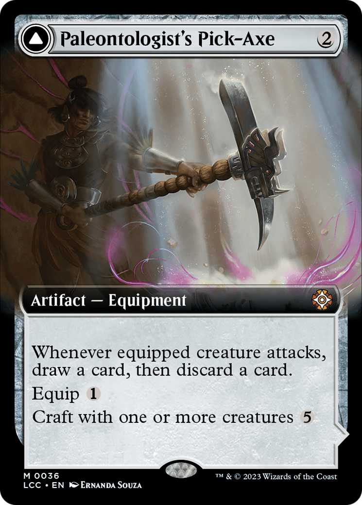 Image of Paleontologist's Pick-Axe (Extended Art) [The Lost Caverns of Ixalan Commander]