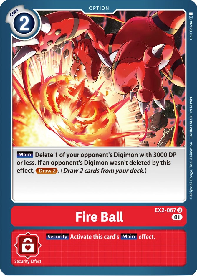 Image of Fire Ball [EX2-067] [Digital Hazard]