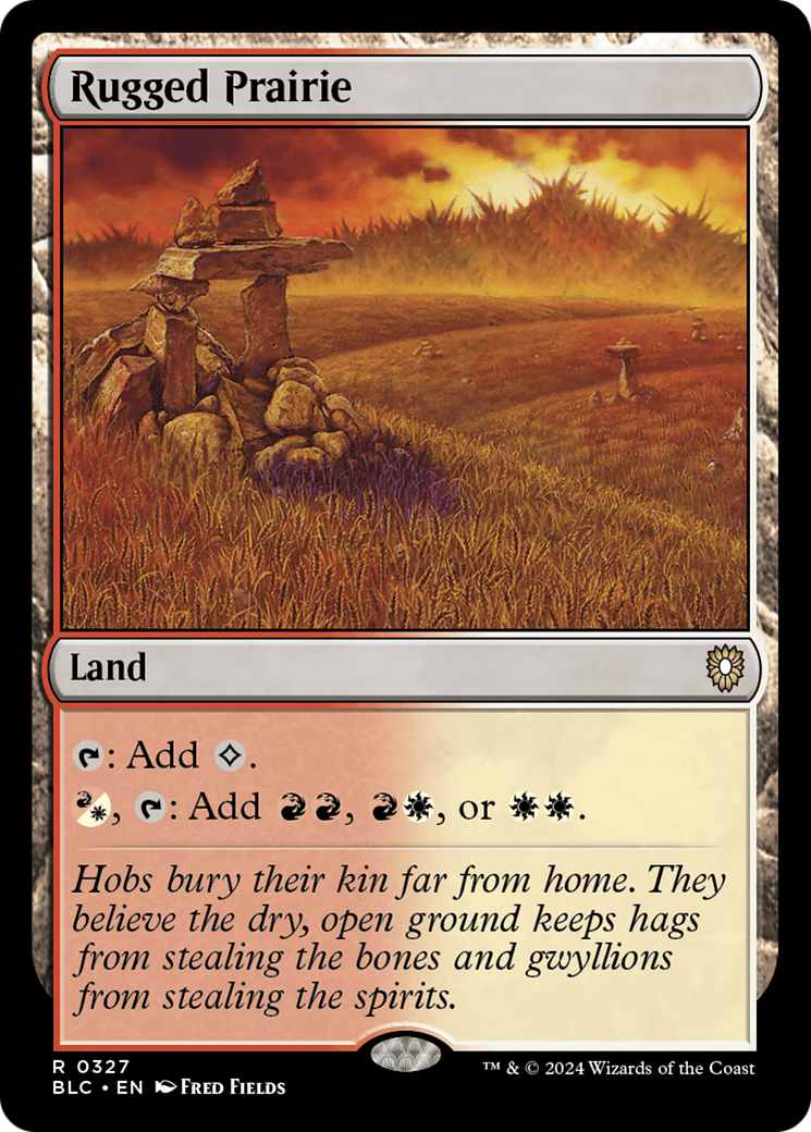 Image of Rugged Prairie [Bloomburrow Commander]