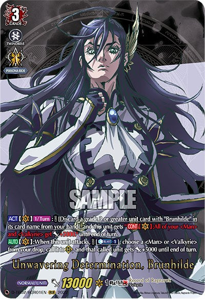 Image of Unwavering Determination, Brunhilde (D-TB02/RGR01EN) [Record of Ragnarok]
