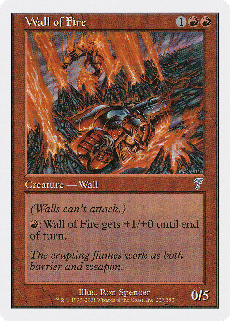 Image of Wall of Fire [Seventh Edition]