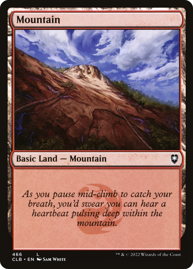 Image of Mountain (466) [Commander Legends: Battle for Baldur's Gate]