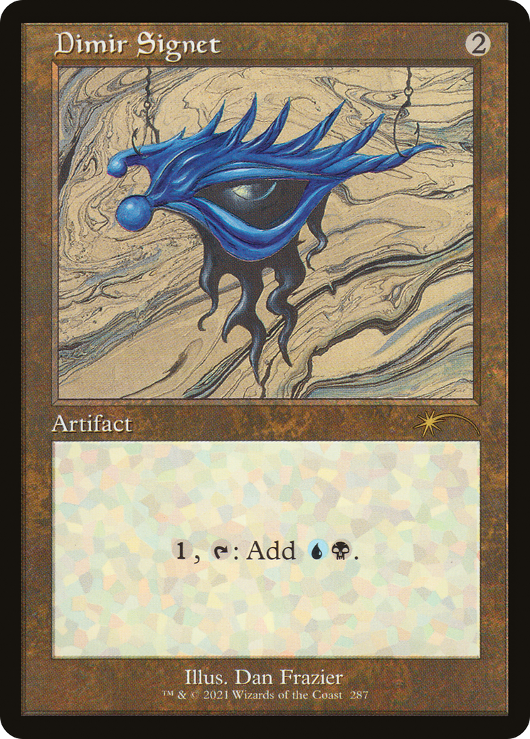 Image of Dimir Signet (SLD-287) - Secret Lair Drop Etched Foil