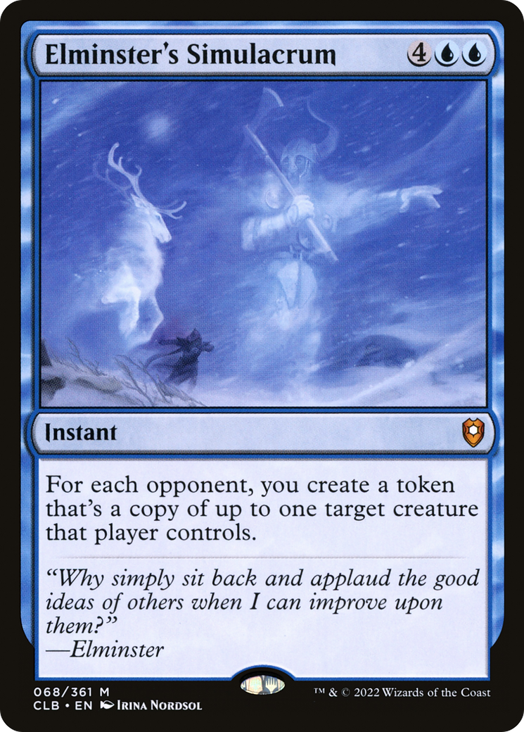 Image of Elminster's Simulacrum [Commander Legends: Battle for Baldur's Gate]