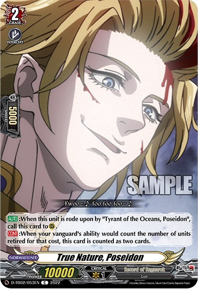 Image of True Nature, Poseidon (D-TB02/053EN) [Record of Ragnarok]