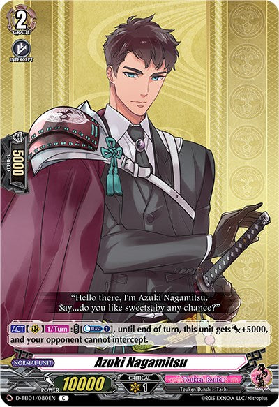 Image of Azuki Nagamitsu (D-TB01/080EN) [Touken Ranbu: ONLINE 2021]