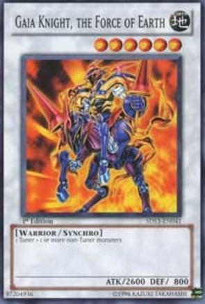 Image of Gaia Knight, the Force of Earth [5DS3-EN041] Common