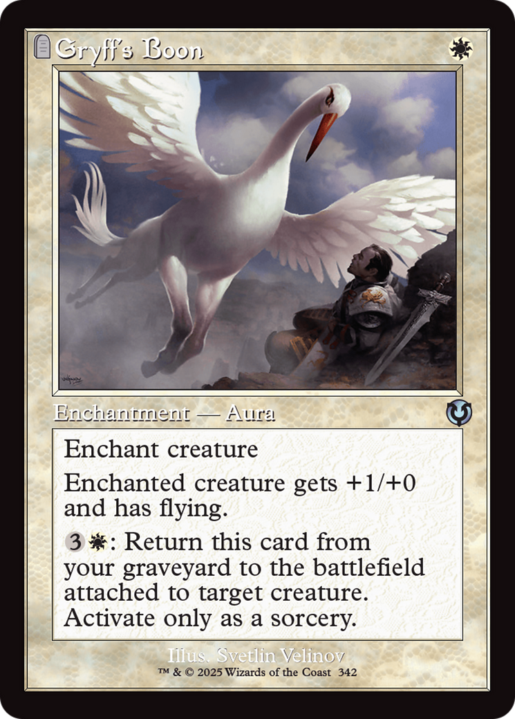 Image of Gryff's Boon (Retro Frame) [Innistrad Remastered]