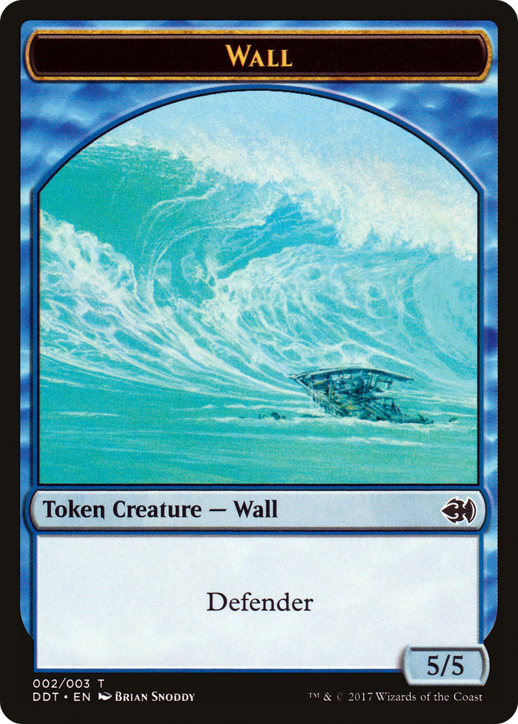 Image of Wall Token [Duel Decks: Merfolk vs. Goblins Tokens]