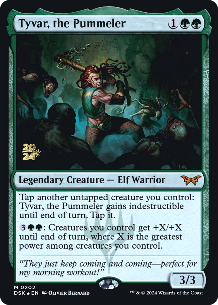 Image of Tyvar, the Pummeler [Duskmourn: House of Horror Prerelease Promos]