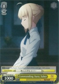Image of Commanding Aura, Saber (FS/S34-E019 C) [Fate/Stay Night [Unlimited Blade Works]]