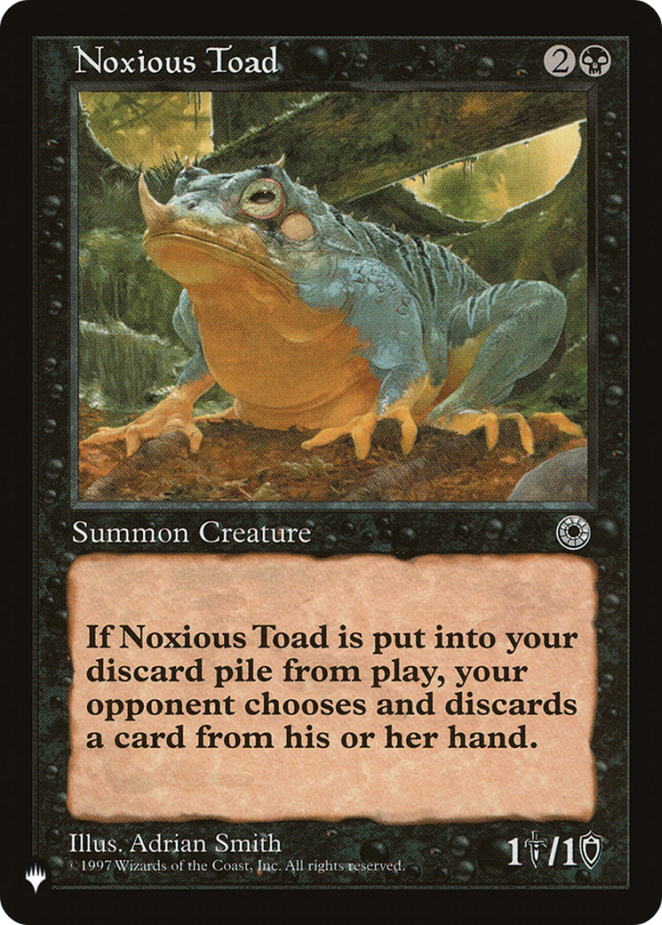 Image of Noxious Toad [The List]