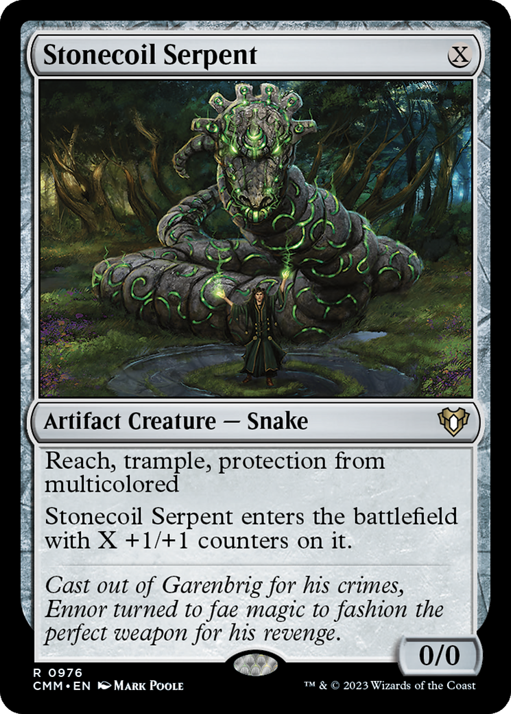 Image of Stonecoil Serpent [Commander Masters]
