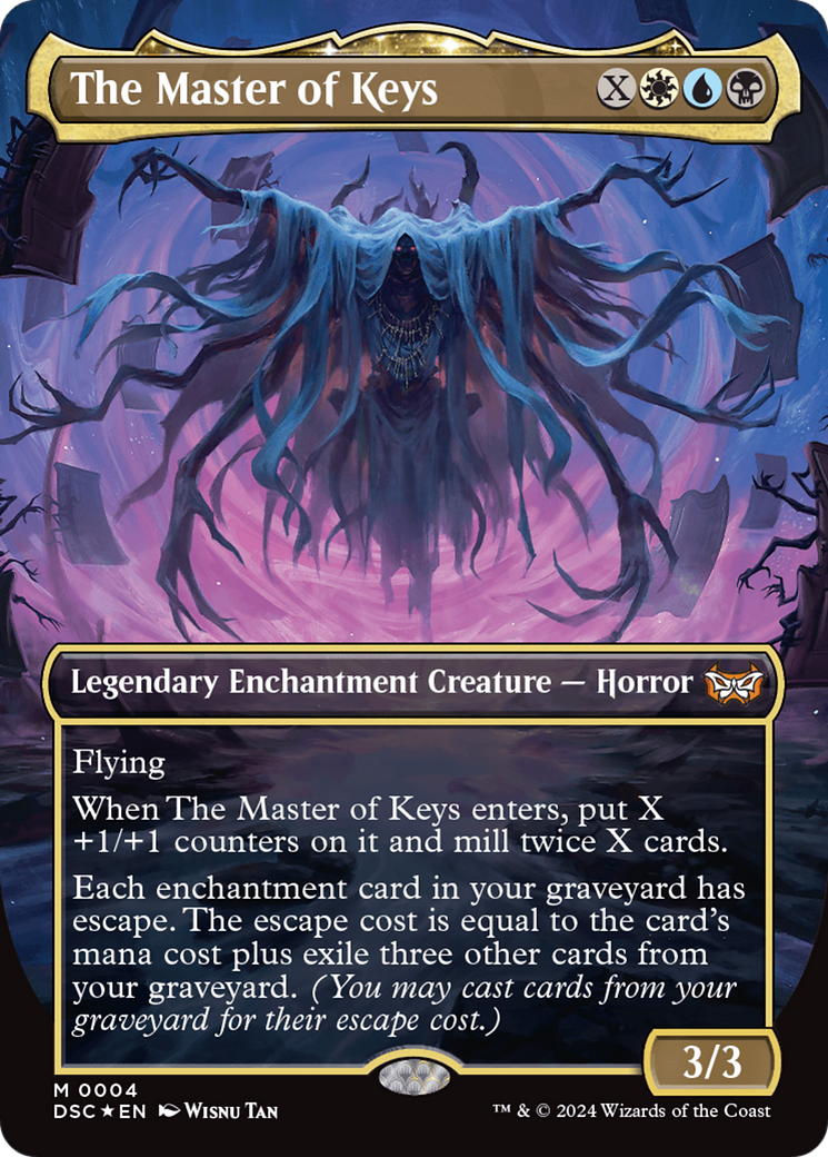 Image of The Master of Keys (Borderless) [Duskmourn: House of Horror Commander]