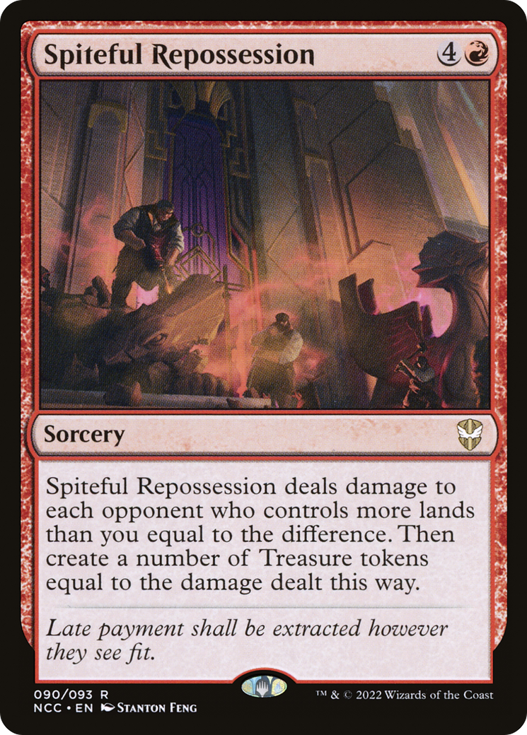 Image of Spiteful Repossession [Streets of New Capenna Commander]